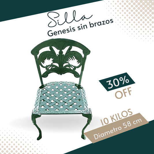 SILLA GENESIS SIN BRAZOS